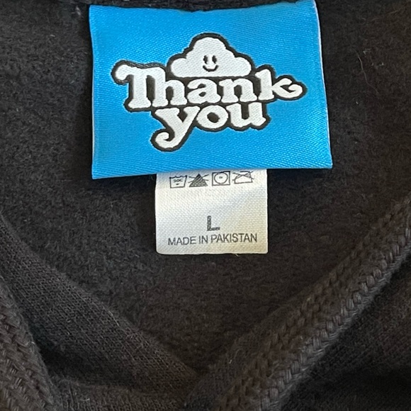 Twilo Skate Corner & Thank You Skate Co. Colorful Logo Black Classic Hoodie - Picture 8 of 13